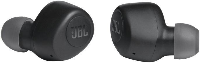 картинка Bluetooth гарнитура JBL 100TWS Black Вкладыши беспроводные (JBLW100TWSBLK) от магазина КомпьютерЦентр