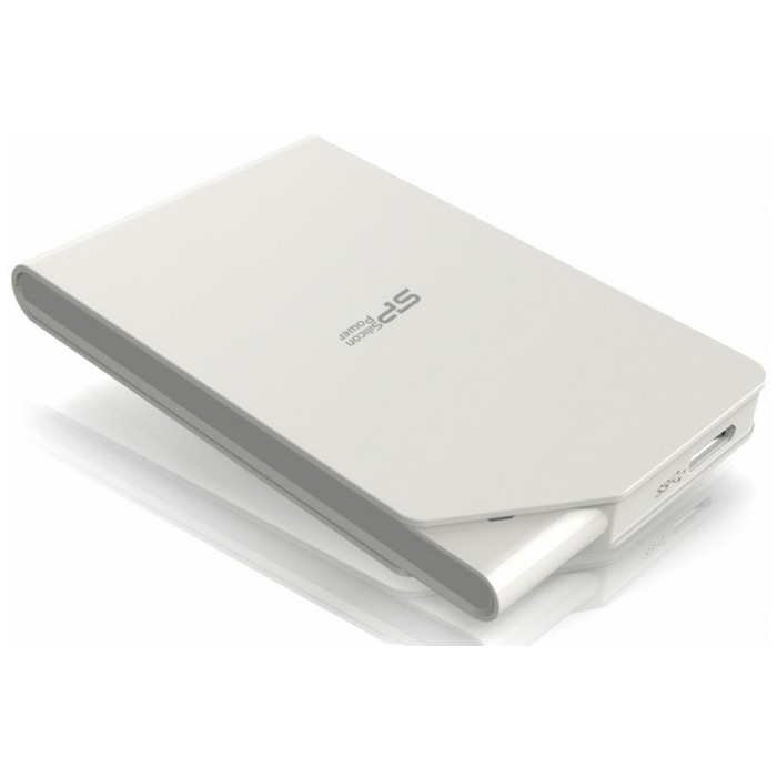 картинка Жесткий диск внешний SiliconPower 1Tb 2,5″  Stream S03 USB3.0 White (SP010TBPHDS03S3W) от магазина КомпьютерЦентр