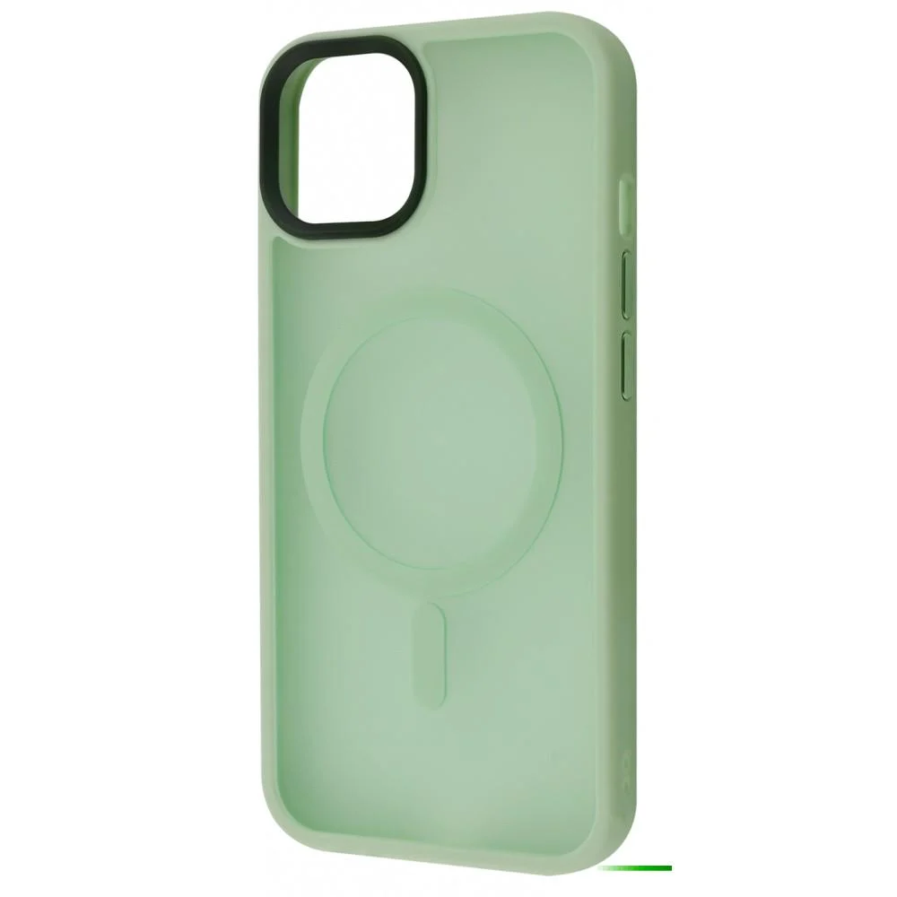 картинка Чехол Jingle Matt Case MagSafe for iPhone 13 Pro 6.1'' Mint от магазина КомпьютерЦентр