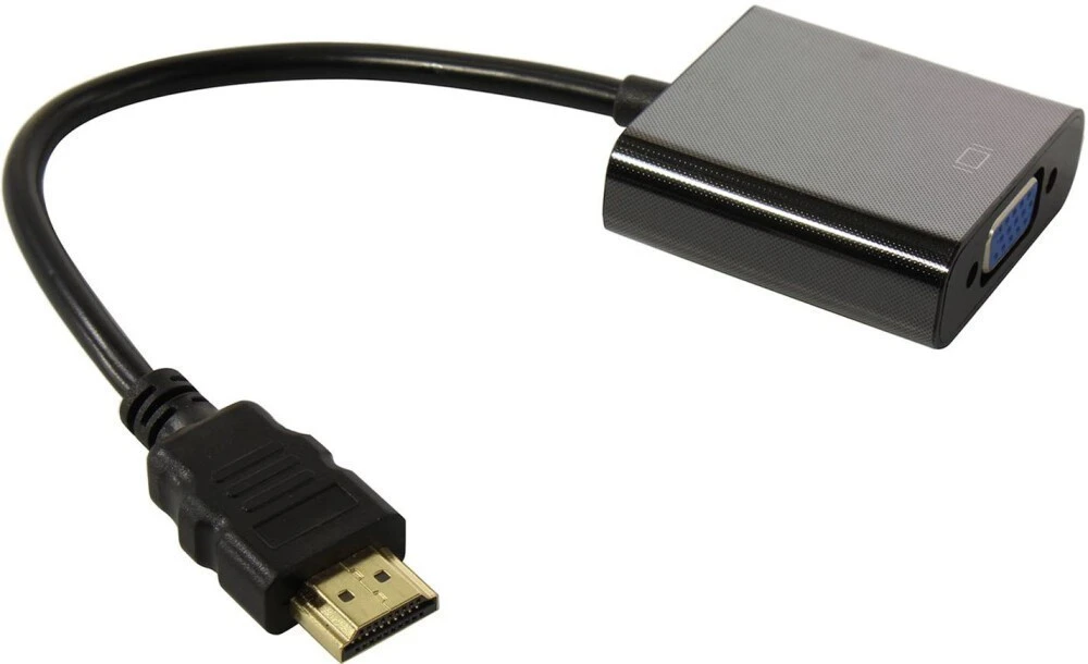 картинка Кабель-переходник Exegate EX294717RUS HDMI-VGA ExeGate EX-HDMIM-VGAF-0.2 (19M/ 15F, 0,2м) от магазина КомпьютерЦентр