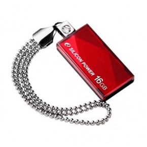 картинка Флешка USB SiliconPower 16Gb Touch 810 Red (SP016GBUF2810V1R) от магазина КомпьютерЦентр