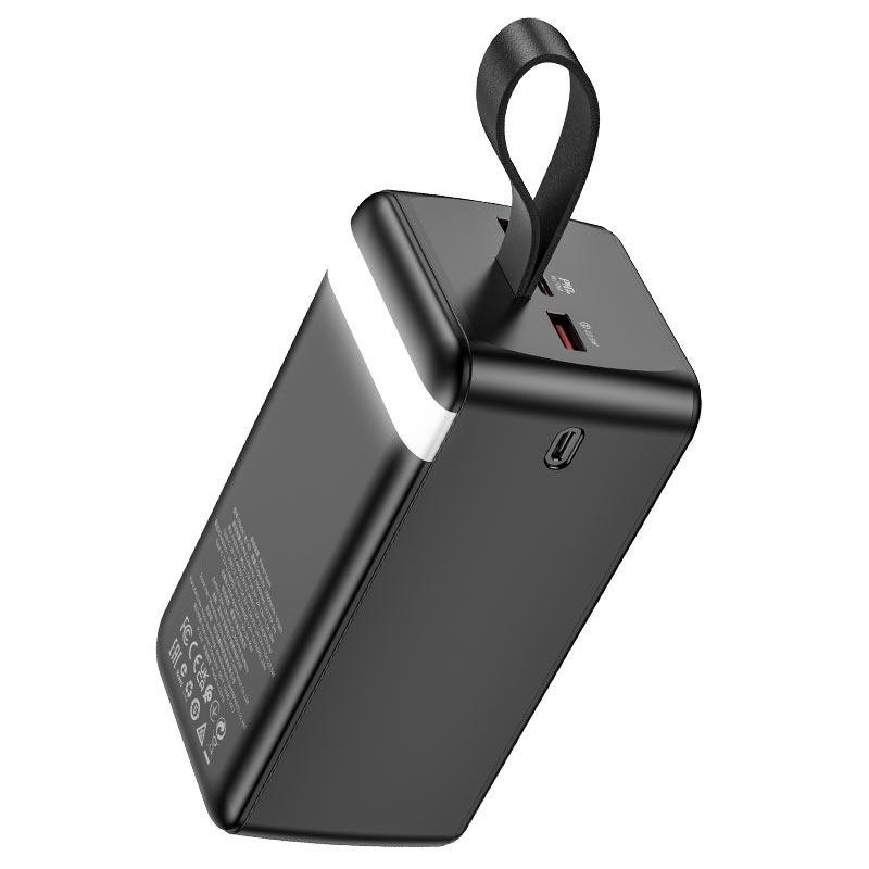 картинка Внешний аккумулятор BOROFONE BJ14D Course 22.5W+PD20W fully compatible power bank(50000mAh) black от магазина КомпьютерЦентр
