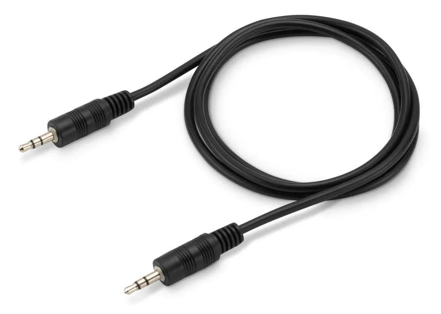 картинка Кабель аудио 3.5mm Jack (m-m) стерео 1m Buro Black (BAAC002-1) от магазина КомпьютерЦентр