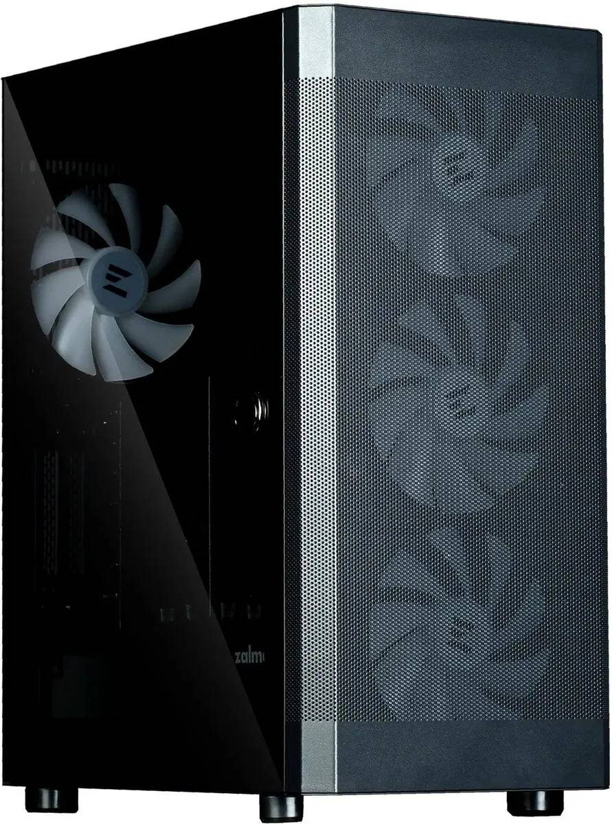 картинка Корпус Zalman i4 TG без БП, Mid-Tower, RGB вентиляторы от магазина КомпьютерЦентр