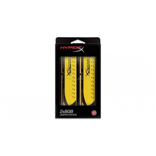 картинка Набор модулей памяти Kingston DIMM DDR3 16Gb (2 x 8Gb) 1600MHz PC3-12800 HyperX OK CL9 Navi Retail (KHX16C9C2K2/16G) от магазина КомпьютерЦентр