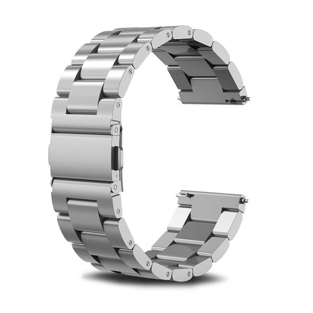 картинка Ремешок Samsung Galaxy Watch 46mm (22mm) Metal New 3Bead Silver от магазина КомпьютерЦентр