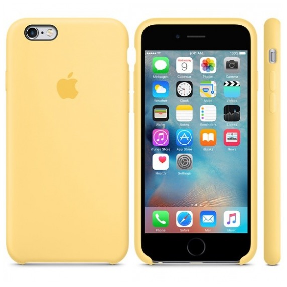картинка Чехол Apple Silicone Case for iPhone 6/ 6S Yellow от магазина КомпьютерЦентр
