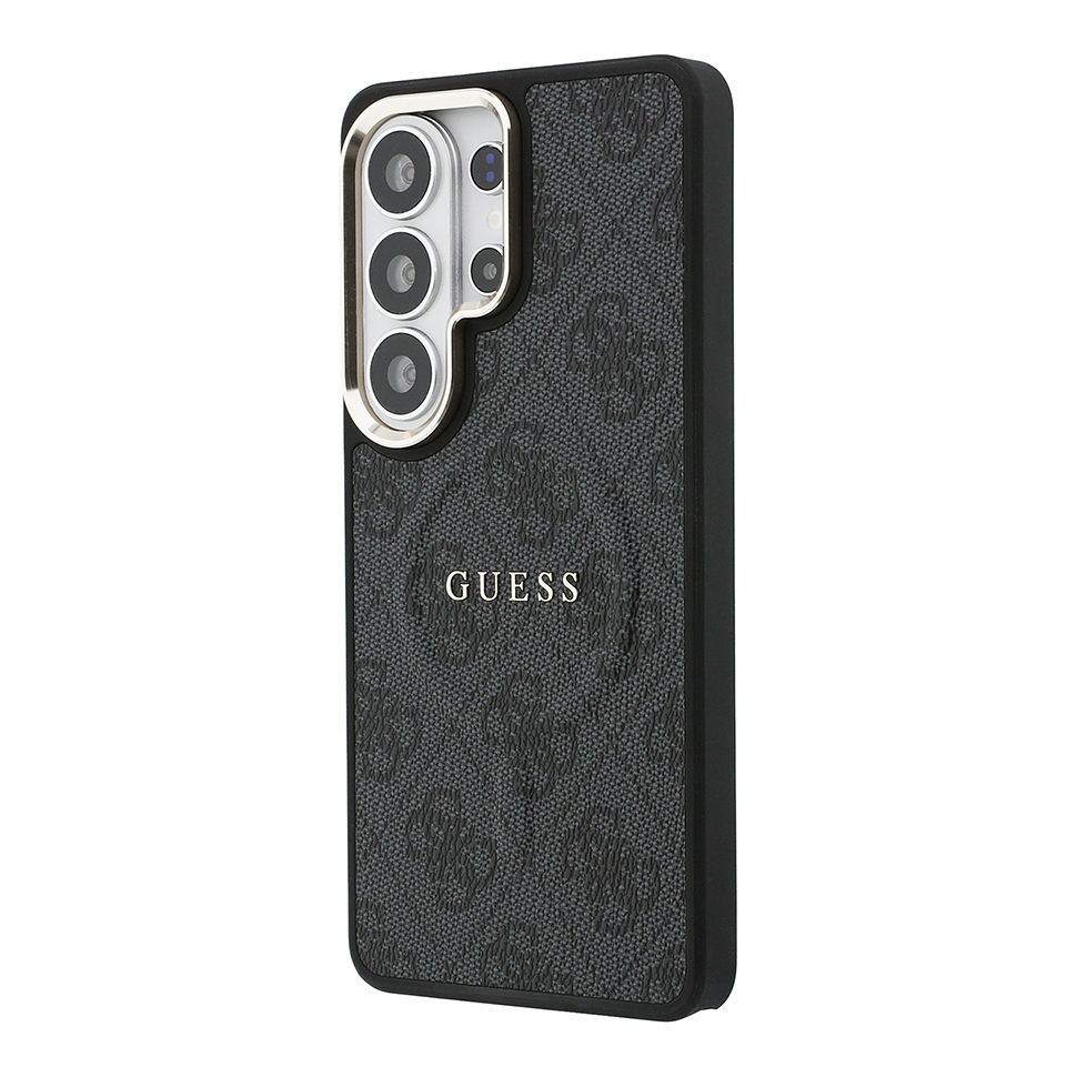 картинка Чехол Guess для Galaxy S26 Ultra PU 4G Classic metal logo &Camera Hard Black (MagSafe) от магазина КомпьютерЦентр