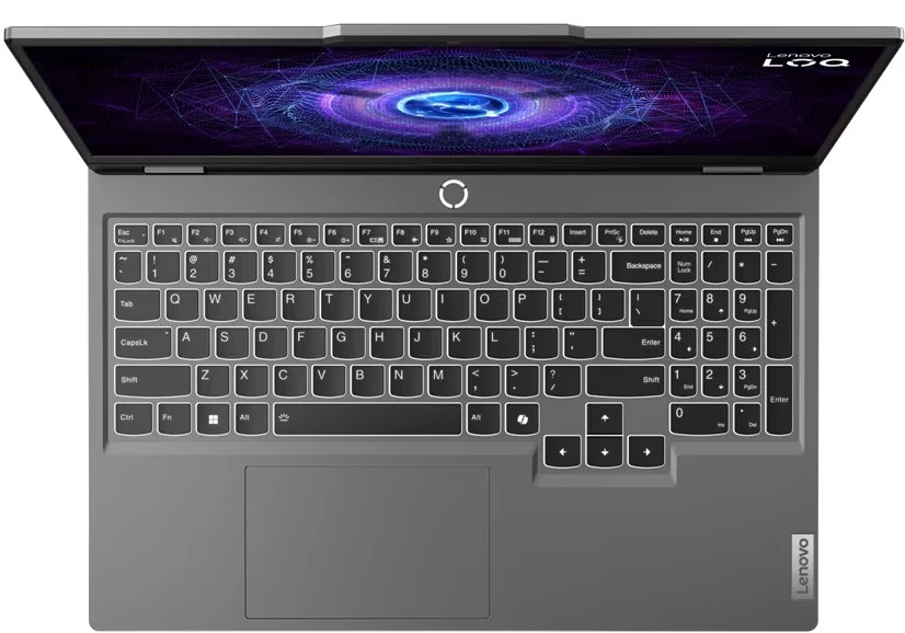 картинка Ноутбук Lenovo LOQ 15IAX9 15.6'' (1920х1080) IPS 300cd/ m2/  Intel i5-12450HX (8/ 12)/  16Gb DDR5/  512Gb SSD/  RTX 4060 8Gb/  BT v5.2/  Wi-Fi AX/  60Wh/  2.4kg (83GS00ENRK) от магазина КомпьютерЦентр
