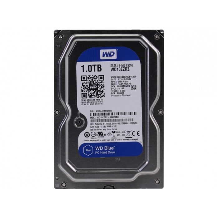 картинка Жесткий диск Western Digital 1Tb 3.5″ Caviar Blue SATAIII (WD10EZRZ) от магазина КомпьютерЦентр
