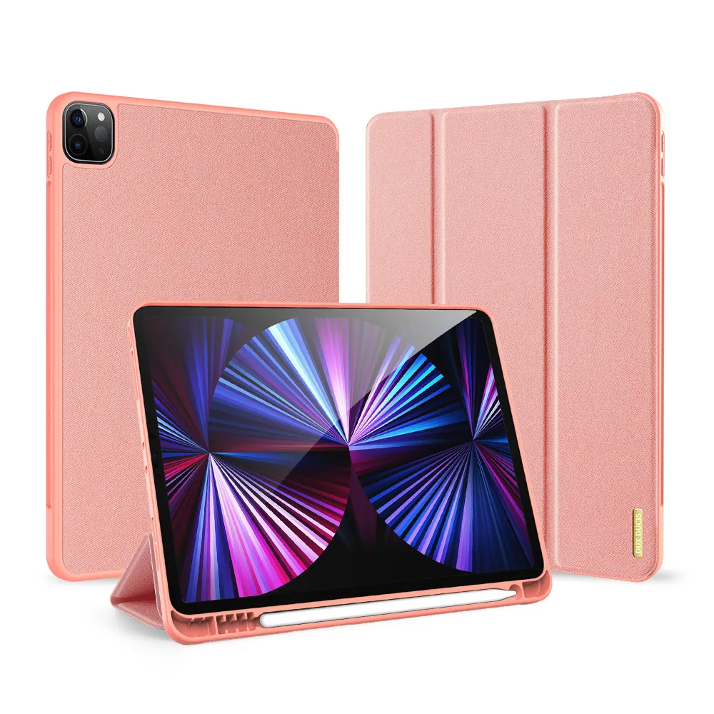 картинка Чехол книжка для iPad Pro 11 (2020 - 2021) Dux Ducis Domo series, розовый от магазина КомпьютерЦентр