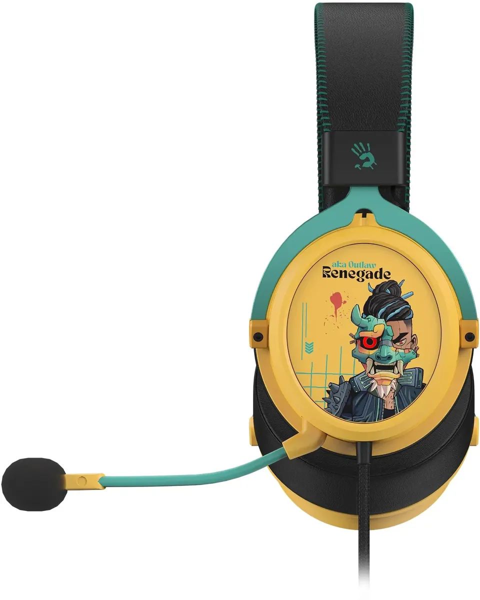 картинка Игровая гарнитура A4Tech Bloody M595 2024, желтый от магазина КомпьютерЦентр