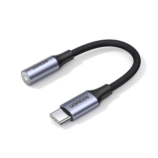 картинка Адаптер для наушников Ugreen USB Type-C (m)/  Jack 3.5(f) 0.1m 80154 от магазина КомпьютерЦентр