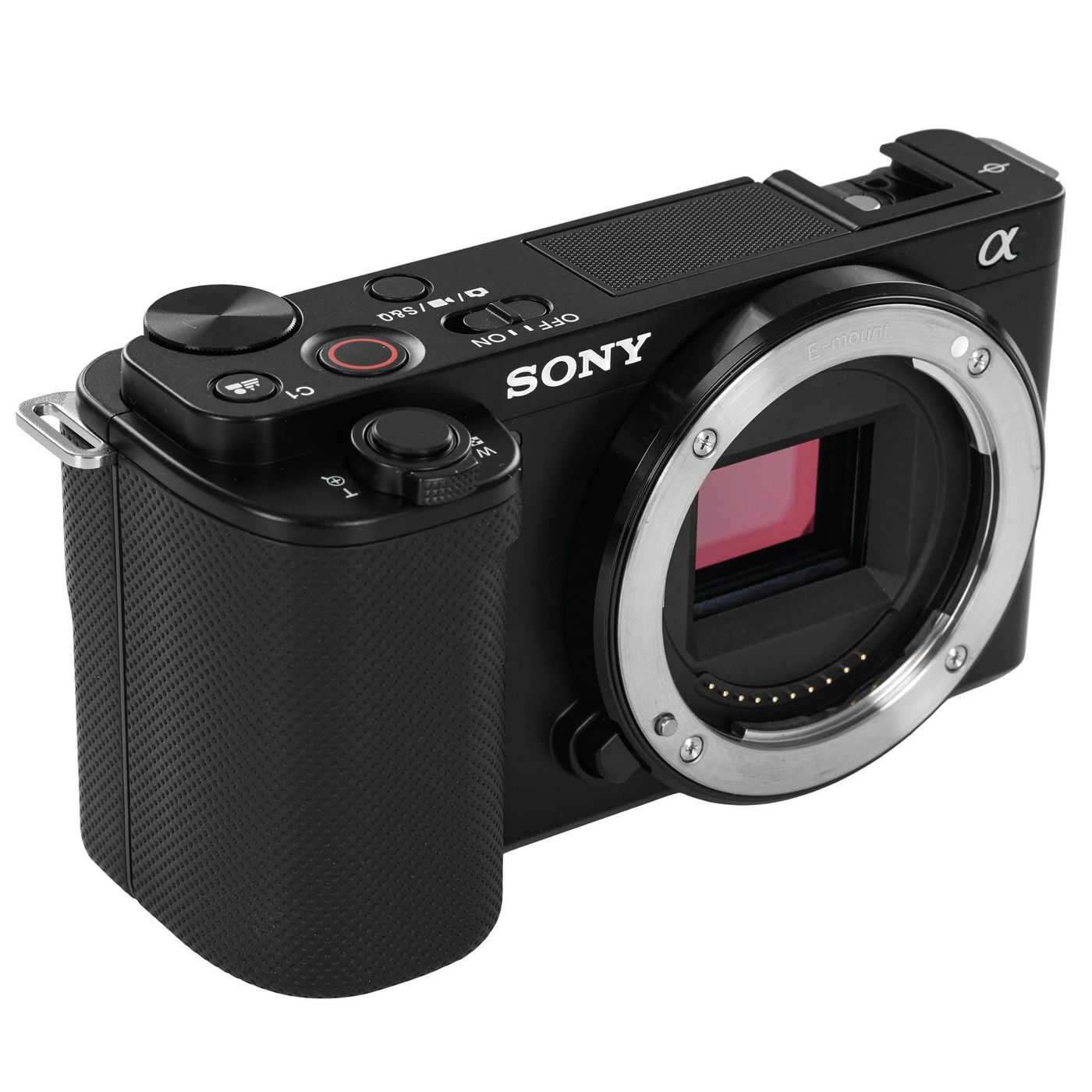 картинка Фотоаппарат Sony ZV-E10 Body черный, кроп, 24.2 Мп, фото: 6000x4000 пикс, до 11 кадр./ сек, видео 4K, дисплей поворотный, Bluetooth от магазина КомпьютерЦентр