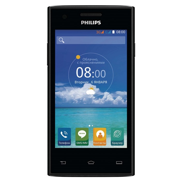 картинка Смартфон Philips S309 Dual Sim Black (Philips S309) от магазина КомпьютерЦентр