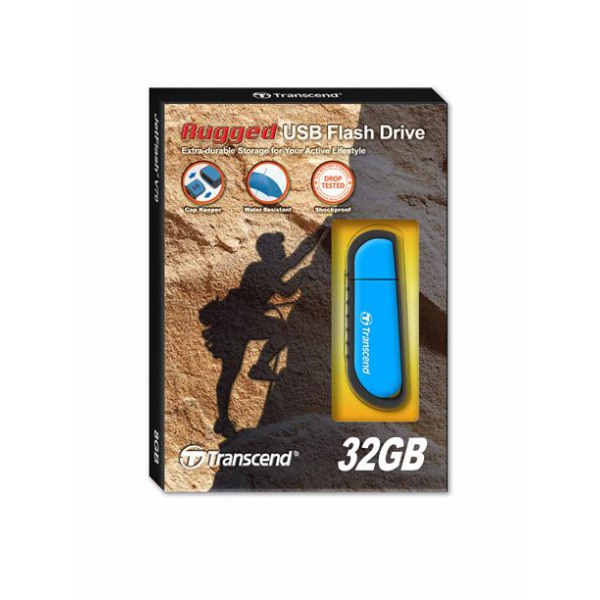 картинка Флешка USB Transcend 32GB JetFlash V70 Blue (TS32GJFV70) от магазина КомпьютерЦентр