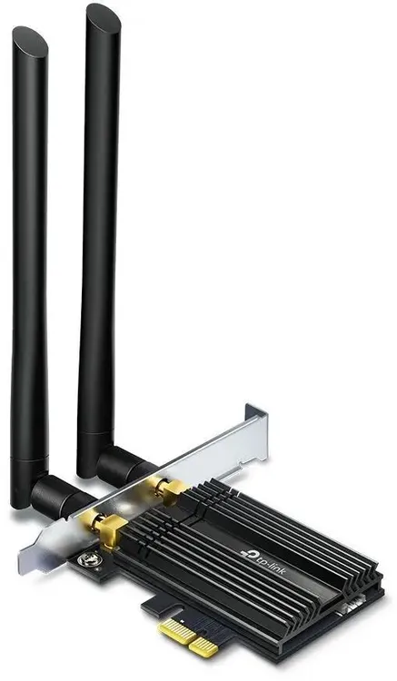 картинка Адаптер Wi-Fi TP-Link Archer TX50E AX3000 PCI Express (ант.внеш.несъем.) 2ант. от магазина КомпьютерЦентр