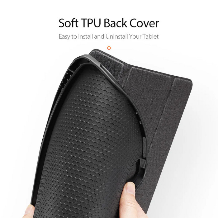 картинка Чехол книжка для iPad Pro 12.9'' (2021 /  2020) Dux Ducis Domo series черный от магазина КомпьютерЦентр