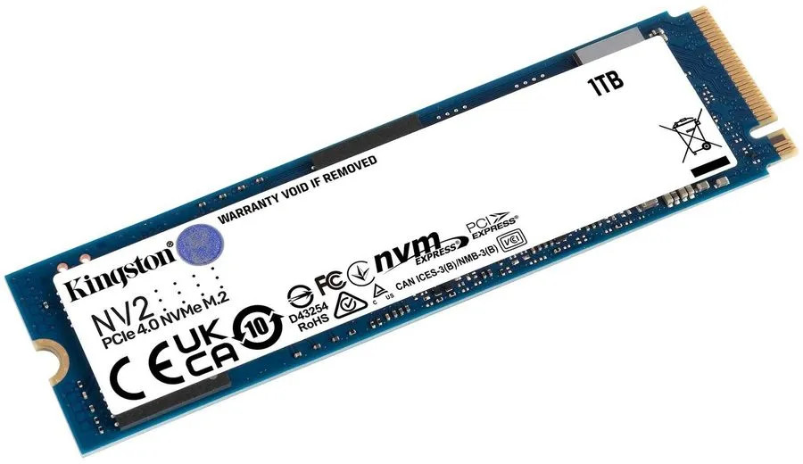 картинка SSD накопитель 1 Тб Kingston NV2 PCI-Ex4 Gen4 M.2 2280 (SNV2S/ 1000G) от магазина КомпьютерЦентр