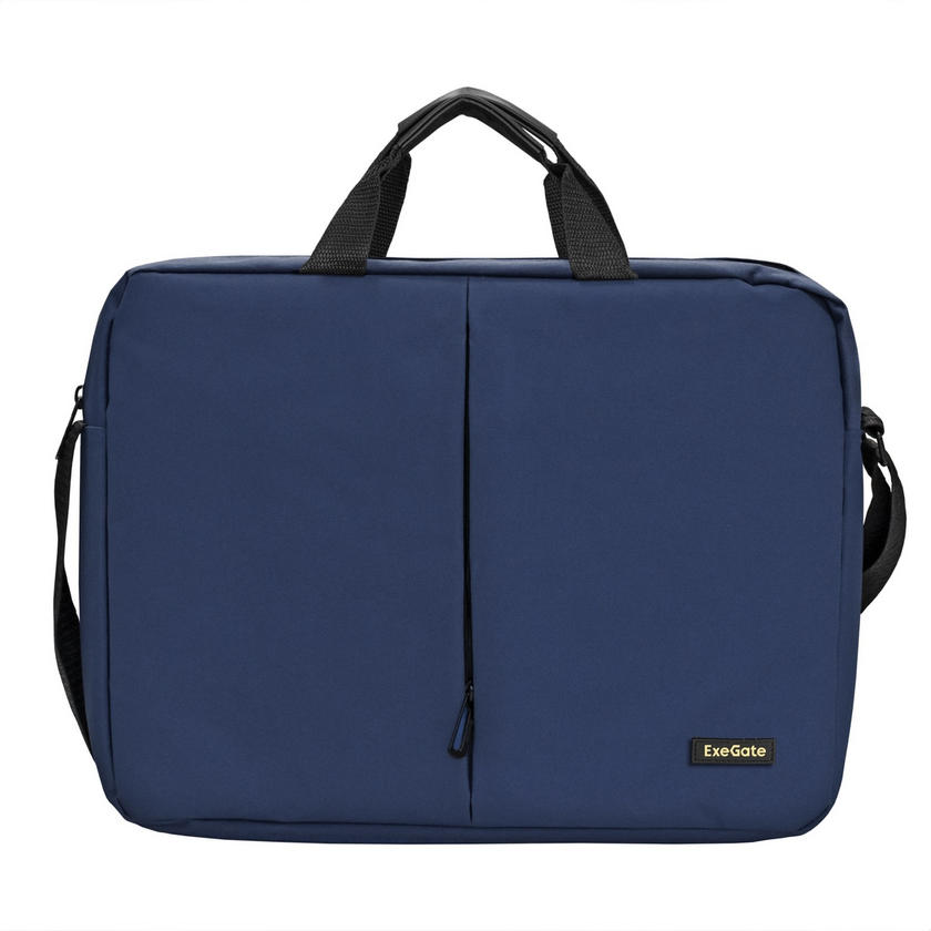 картинка Сумка ExeGate EX264613RUS Office F1590 Dark-Blue,15.6'' (EX264613RUS) от магазина КомпьютерЦентр