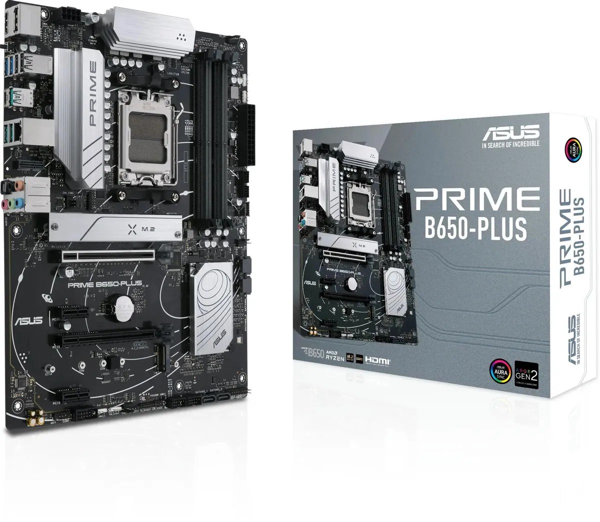 картинка Материнская плата Asus PRIME B650-PLUS SocketAM5 AMD B650 4xDDR5, ATX от магазина КомпьютерЦентр