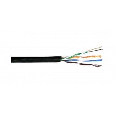 картинка Кабель FTP TWT Lanmaster Cat5e, 305м (бухта) внешний 4X2X24AWG PVC Black (TWT-5EFTP-OUT) от магазина КомпьютерЦентр