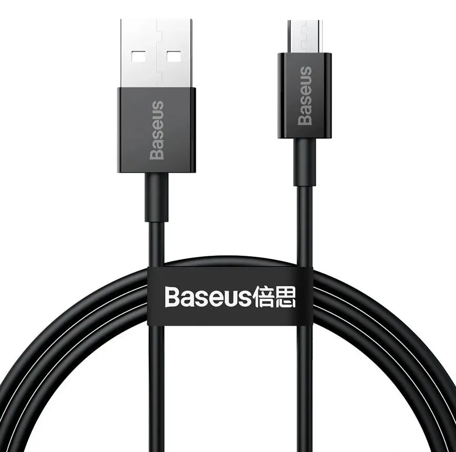 картинка Кабель Baseus Superior Series Fast Charging Data Cable USB to Micro 2A 1m black от магазина КомпьютерЦентр