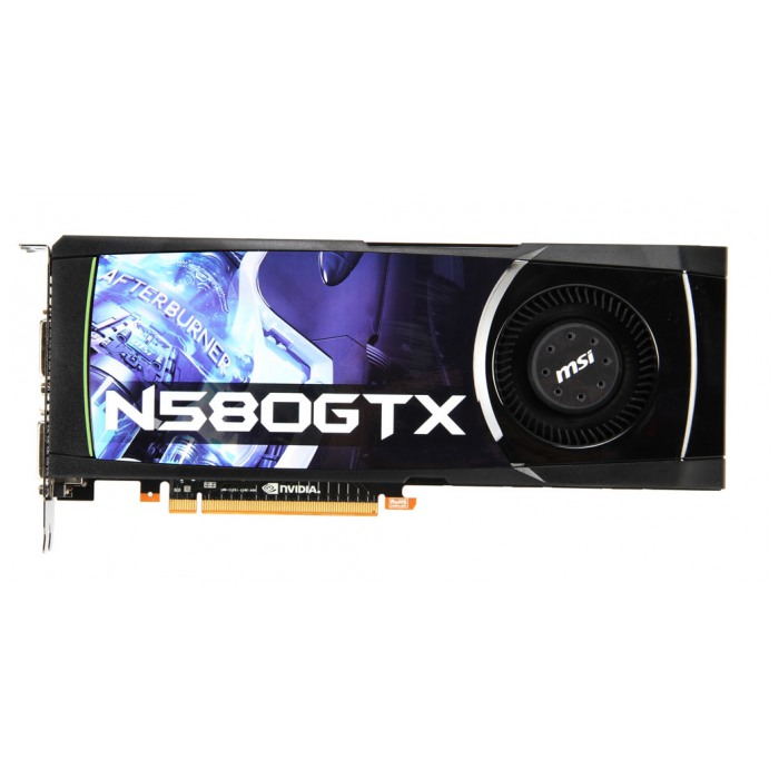 картинка Видеокарта MSI GeForce GTX580 OC 1,5Gb DDR5 (N580GTX-M2D15D5/OC) от магазина КомпьютерЦентр