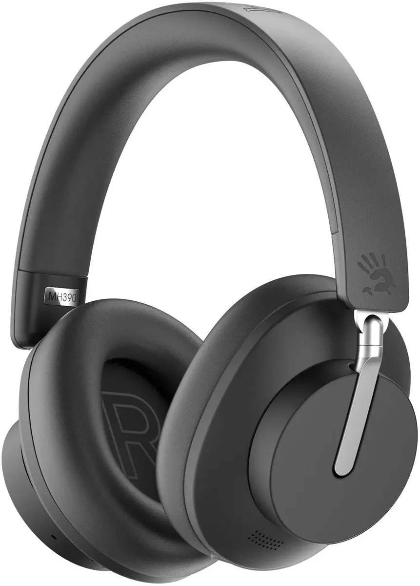 картинка Bluetooth гарнитура A4Tech Bloody MH390, черный, проводные/беспроводные (MH390 BLACK) от магазина КомпьютерЦентр
