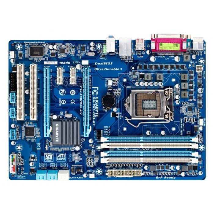 картинка Материнская плата Gigabyte GA-P67-DS3 (GA-P67-DS3 ) от магазина КомпьютерЦентр