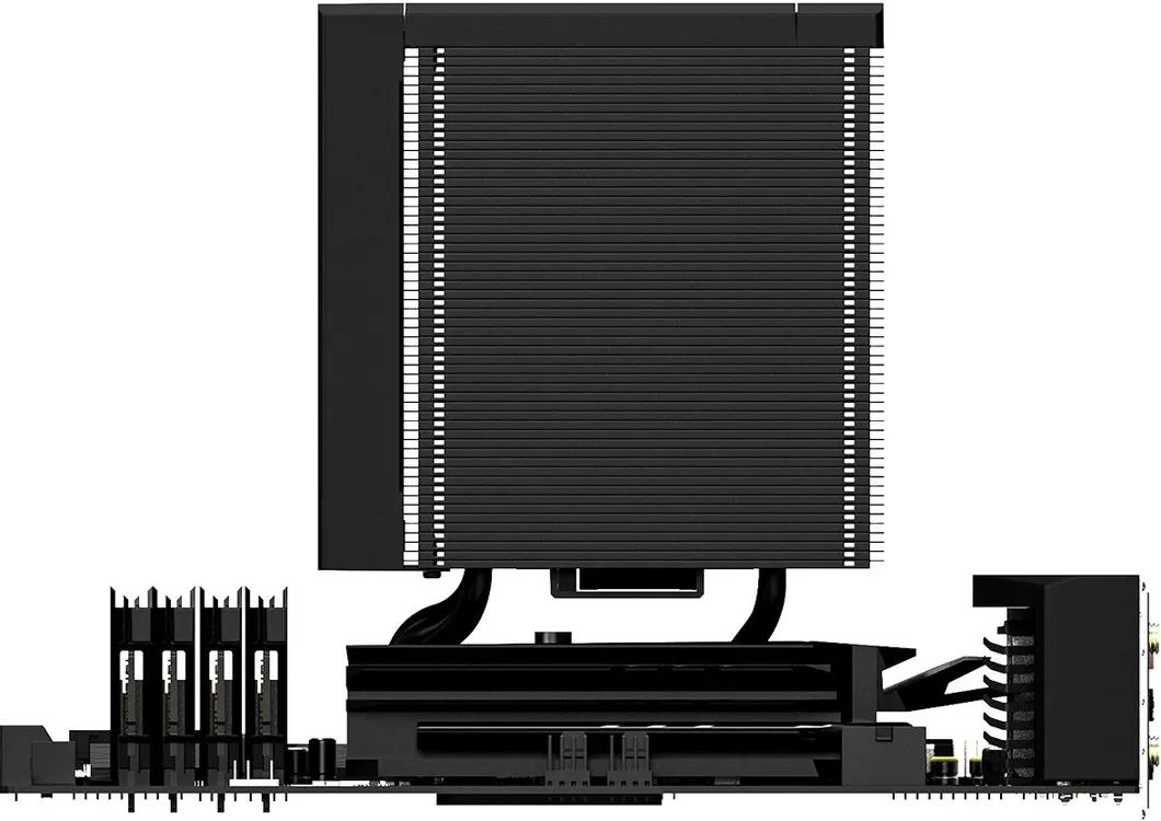 картинка Вентилятор CPU ID-COOLING FROZN A620 SLK нет подсветки Soc-AM5/ AM4/ 1200/ 1700/ 1851 черный 4-pin 33.9dB Al+Cu 260W 1300gr от магазина КомпьютерЦентр