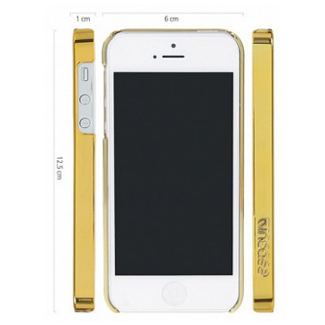 картинка Чехол InCase Snap Case Chevron Chrome/ Gold for iPhone 5/ 5s (CL69156) от магазина КомпьютерЦентр