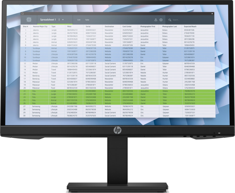 картинка Монитор 21.5'' HP P22 G4 (1A7E4AA) от магазина КомпьютерЦентр