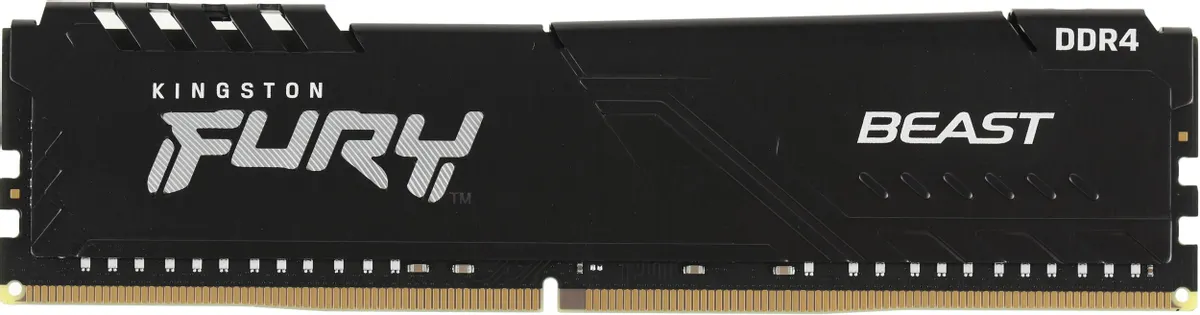 картинка DIMM DDR4 16Gb 3200MHz PC4-25600 Kingston Fury Beast CL16 (KF432C16BB1/ 16) от магазина КомпьютерЦентр