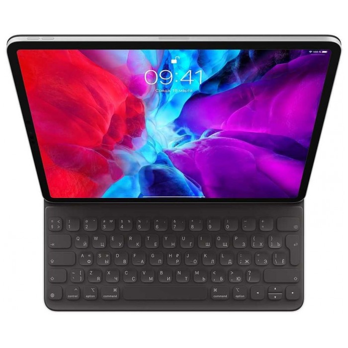 картинка Чехол Apple Smart Keyboard Folio для iPad Pro 12,9" (MXNL2RS/A) от магазина КомпьютерЦентр