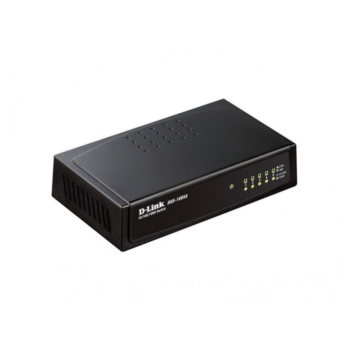 картинка Свитч D-Link DGS-1005A 5-port Gigabit (DGS-1005A) от магазина КомпьютерЦентр