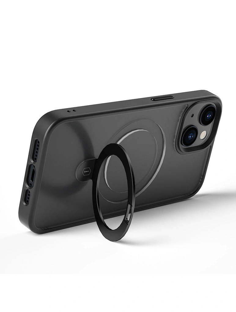 картинка Чехол WiWU Magnetic Stand для iPhone 15 Pro ZMM-010 Black от магазина КомпьютерЦентр