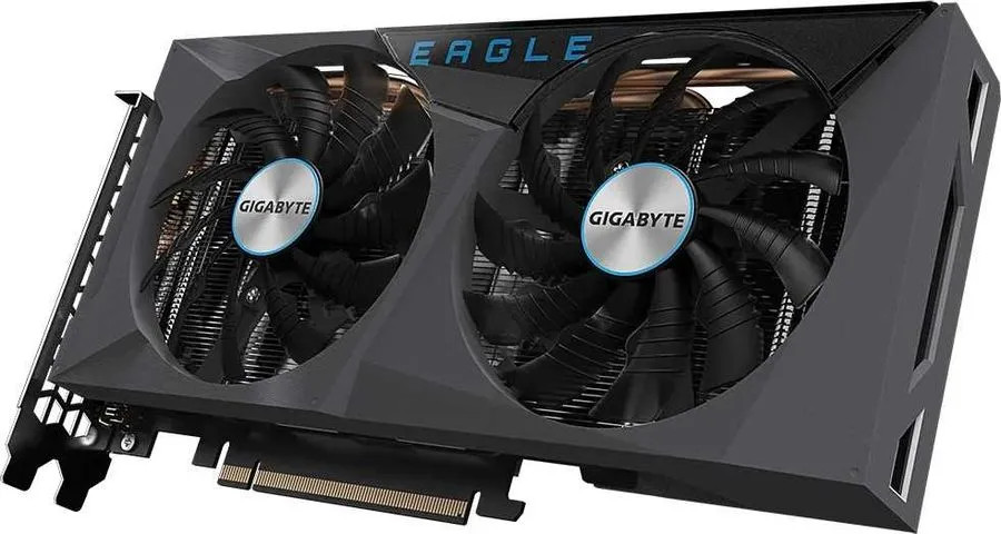 картинка Видеокарта 12Gb GDDR6 GeForce RTX 3060 Gigabyte EAGLE LHR (GV-N3060EAGLE-12GD 2.0) от магазина КомпьютерЦентр