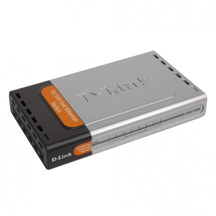 картинка Свитч D-Link 8-port DES-1008D (DES-1008D) от магазина КомпьютерЦентр