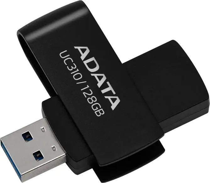 картинка USB3.2 накопитель 128Gb A-Data UC310 Black (UC310-128G-RBK) от магазина КомпьютерЦентр