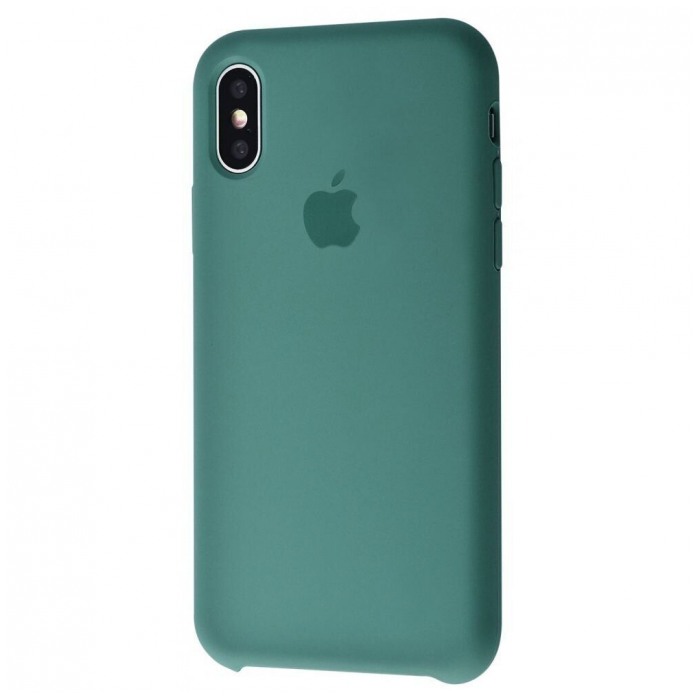 картинка Чехол Apple Silicone Case for iPhone Xs Max Pine Green от магазина КомпьютерЦентр