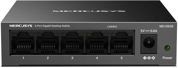 картинка Switch 5-port Mercusys MS105GS, неуправляемый 10/ 100/ 1000BaseTX от магазина КомпьютерЦентр