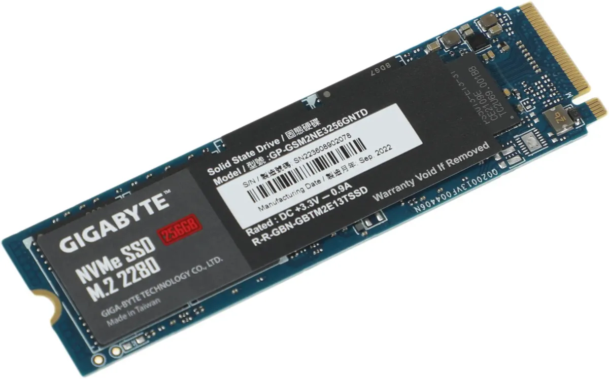 картинка SSD накопитель 256Gb GIGABYTE M.2 (2280) (GP-GSM2NE3256GNTD) от магазина КомпьютерЦентр