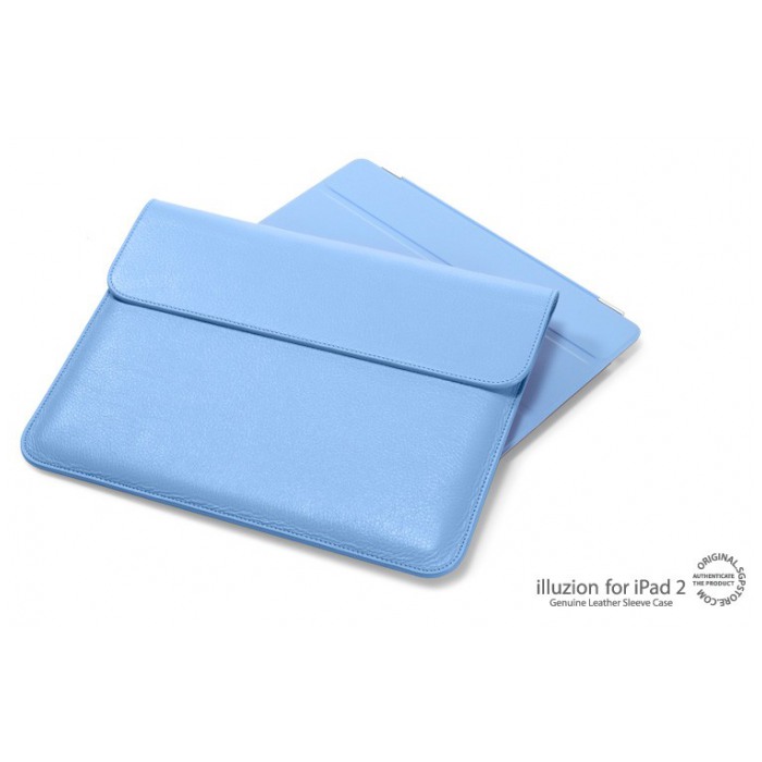 картинка Чехол SGP Leather Case illuzion Sleeve Series Tender Blue for iPad 2 (SGP07629) от магазина КомпьютерЦентр
