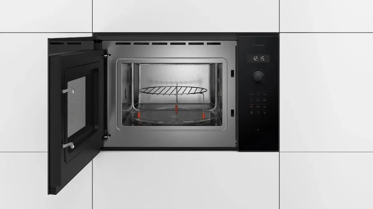 картинка Микроволновая печь встраиваемая Bosch BEL454MB1F 6 Series, черный цвет от магазина КомпьютерЦентр