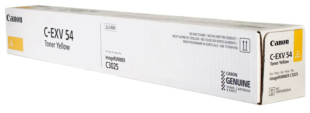 картинка Тонер Canon C-EXV54Y 1397C002, желтый, туба от магазина КомпьютерЦентр
