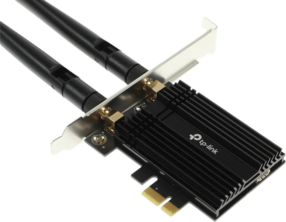 картинка Адаптер Wi-Fi TP-Link Archer TX50E AX3000 PCI Express (ант.внеш.несъем.) 2ант. от магазина КомпьютерЦентр