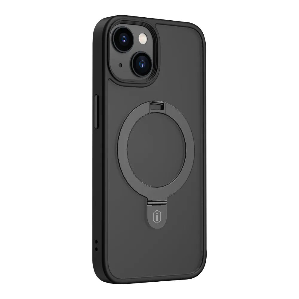 картинка Чехол WiWU Magnetic Stand для iPhone 15 ZMM-010 Black от магазина КомпьютерЦентр
