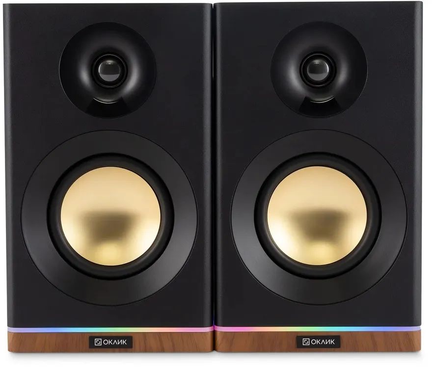 картинка Колонки Bluetooth Oklick OK-605A, 2.0, черный от магазина КомпьютерЦентр