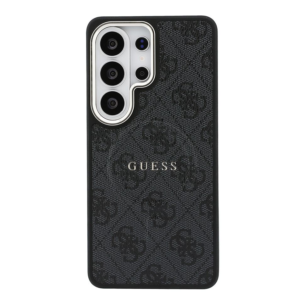 картинка Чехол Guess для Galaxy S26 Ultra PU 4G Classic metal logo &Camera Hard Black (MagSafe) от магазина КомпьютерЦентр